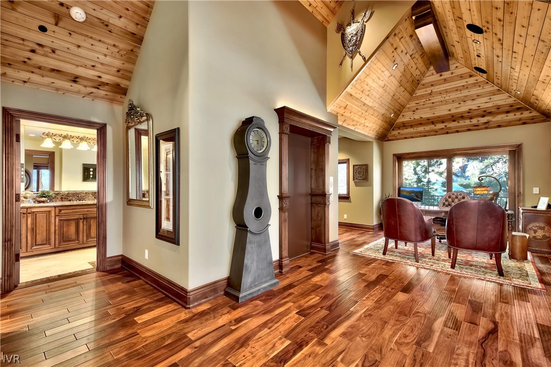 32 Crystal Drive Crystal Bay, NV 89402 - Photo 23 of 35 a living room with furniture and a kitchen view
