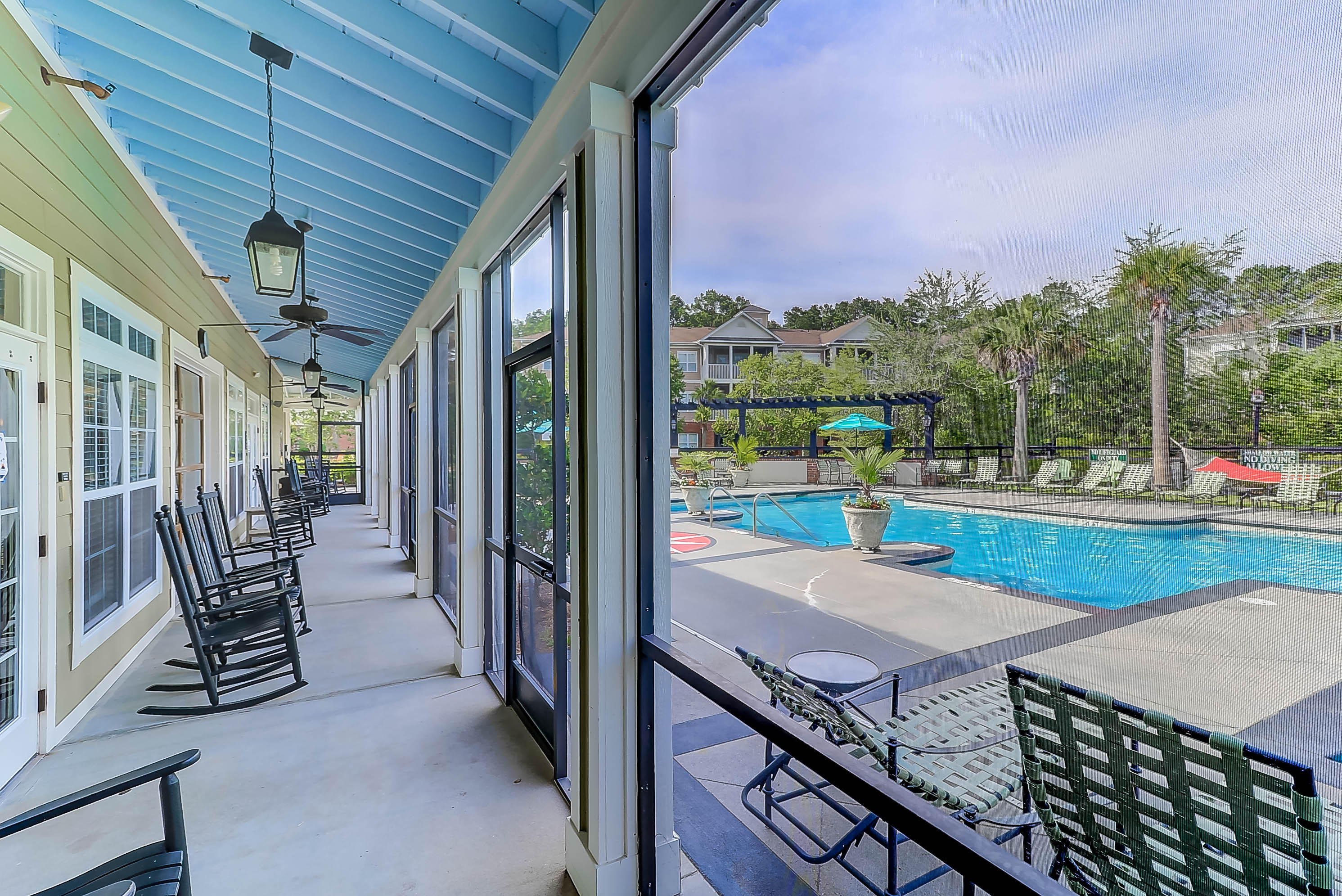 1810 Basildon Road Mount Pleasant, SC 29466 - Photo 27 of 32 Screened Porch & Pool