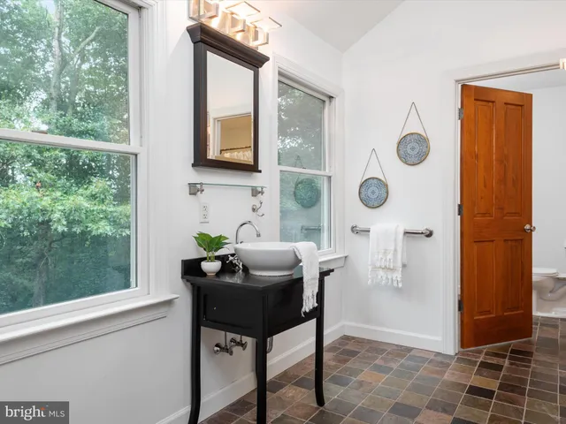 a view of balcony with trees
