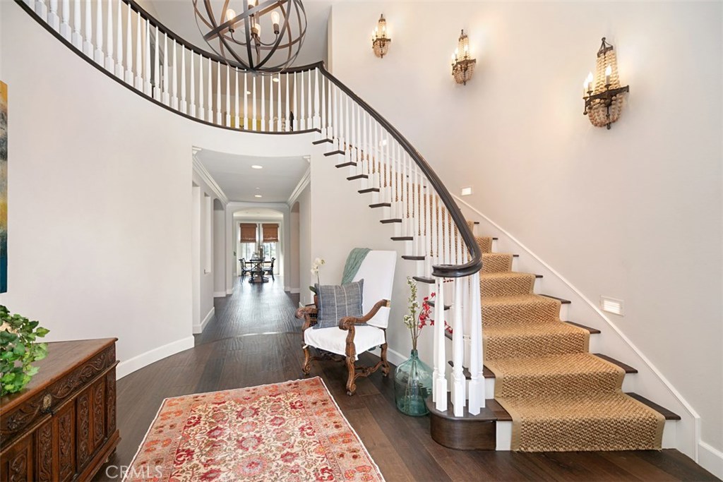 27 Via Monarca Street Dana Point, CA 92629 - Photo 5 of 62 a view of entryway and hall with wooden floor