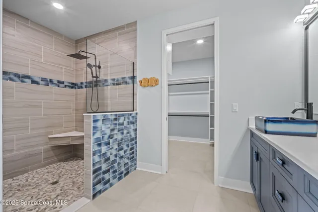 a view of balcony with wooden floor and fence