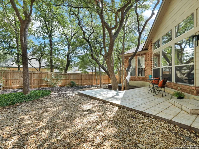 a view of outdoor space with seating