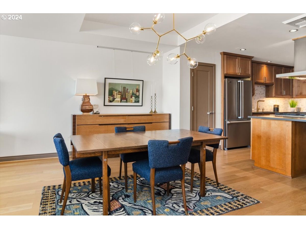 2454 Northwest Westover Road, Unit 5205 Portland, OR 97210 - Photo 11 of 33 a dining room with furniture and window
