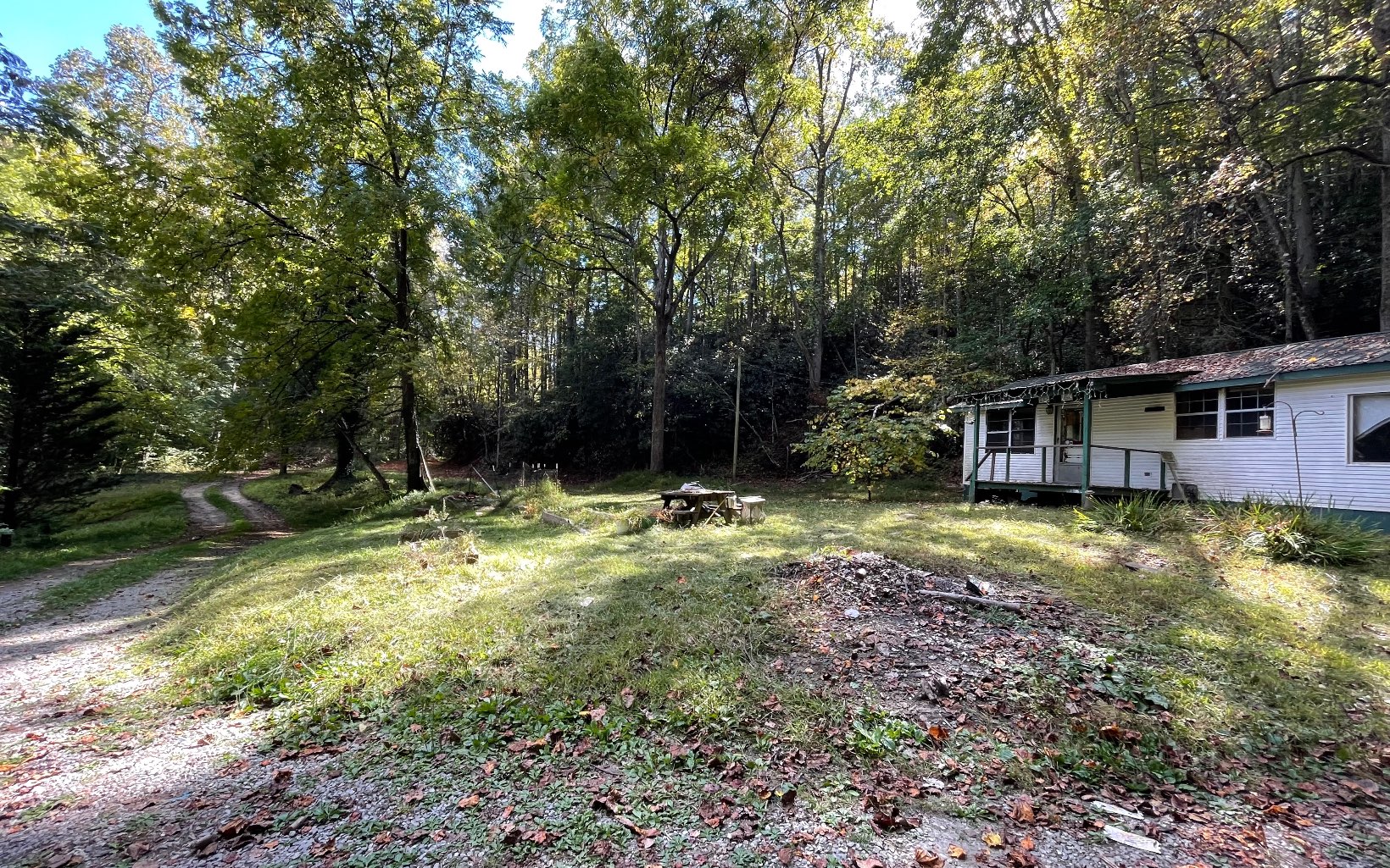 613 Farner Road Farner, TN 37333 - Photo 3 of 45 a backyard of a house with yard and trampoline