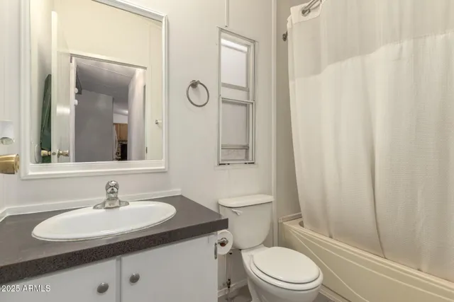 a bathroom with a sink toilet and vanity