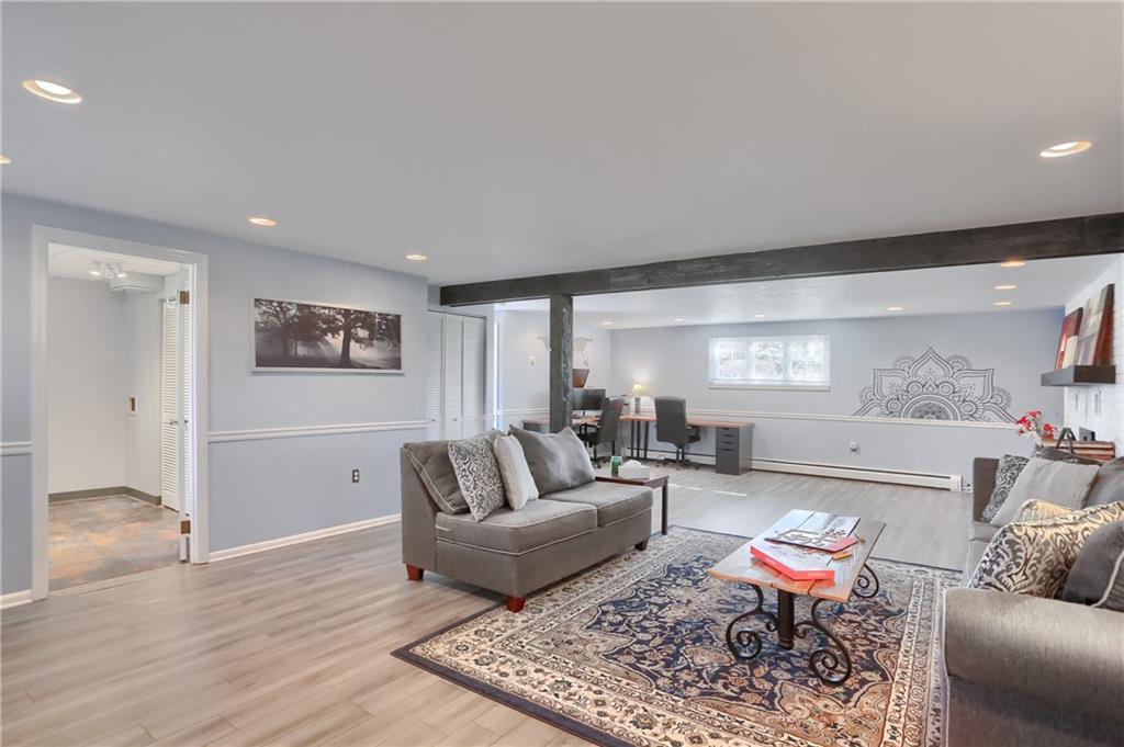 265 Shafer Road Moon Township, PA 15108 - Photo 36 of 50 a living room with furniture and wooden floor