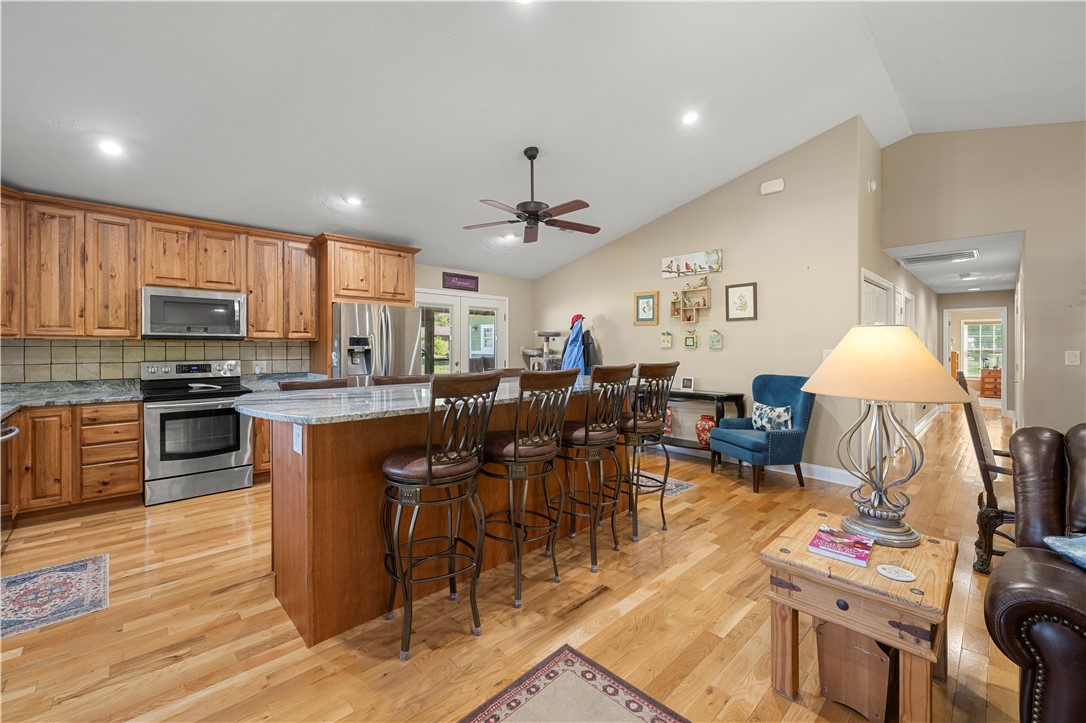 304 West A 144 Walhalla, SC 29691 - Photo 15 of 43 This spacious kitchen with an inviting island and elegant finishes offers comfortable living.
