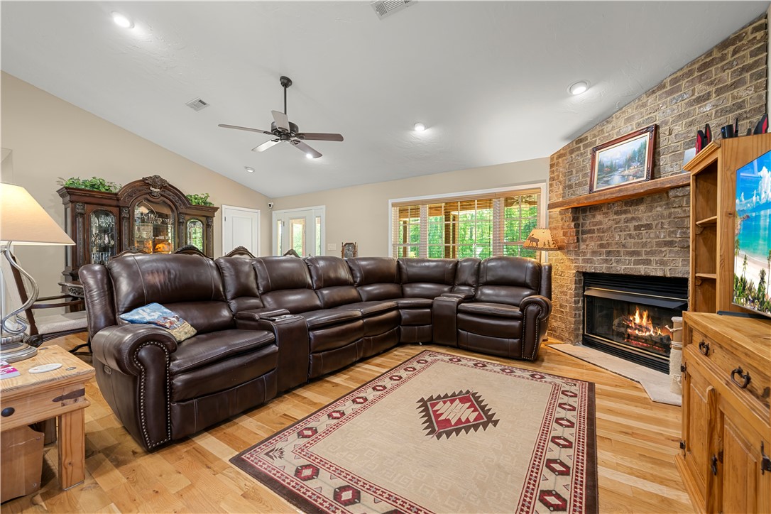 304 West A 144 Walhalla, SC 29691 - Photo 5 of 43 This living room features ample seating and a cozy fireplace, perfect for gatherings.