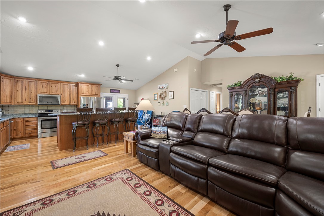 304 West A 144 Walhalla, SC 29691 - Photo 8 of 43 This inviting space combines kitchen and living areas, offering comfort and convenience.