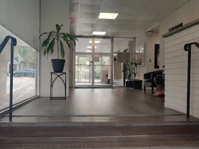 a view of a entryway door