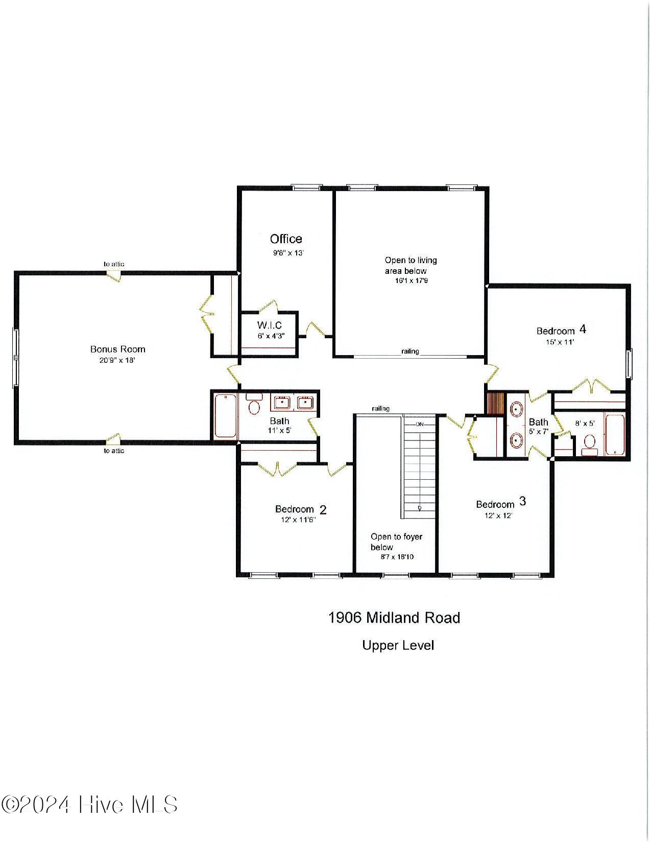 1906 Midland Road Southern Pines, NC 28387 - Photo 39 of 39 Upper With Out
