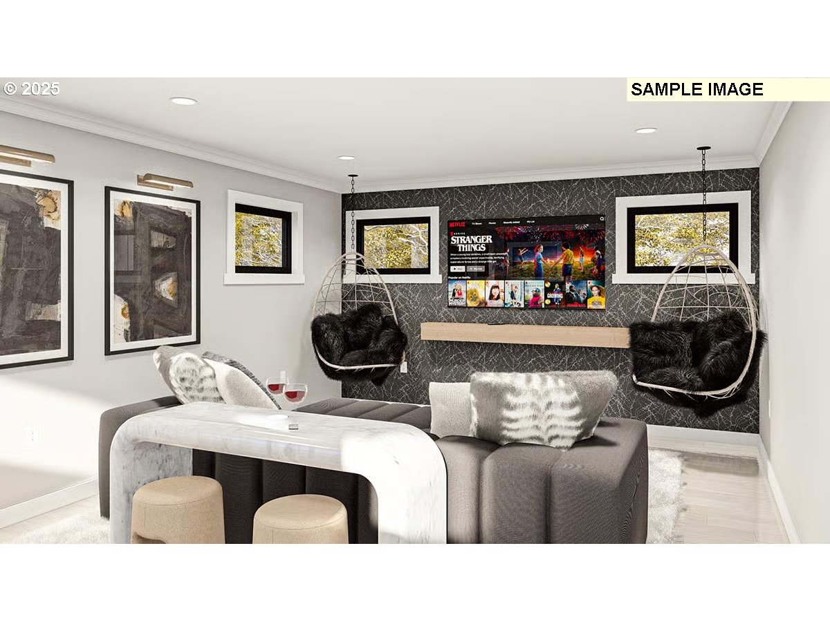 600 Northwest Halifax Street, Unit LOT 16 Camas, WA 98607 - Photo 10 of 18 a living room with furniture and a flat screen tv