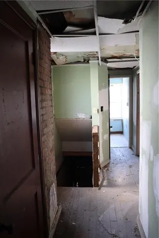 a view of storage and utility room