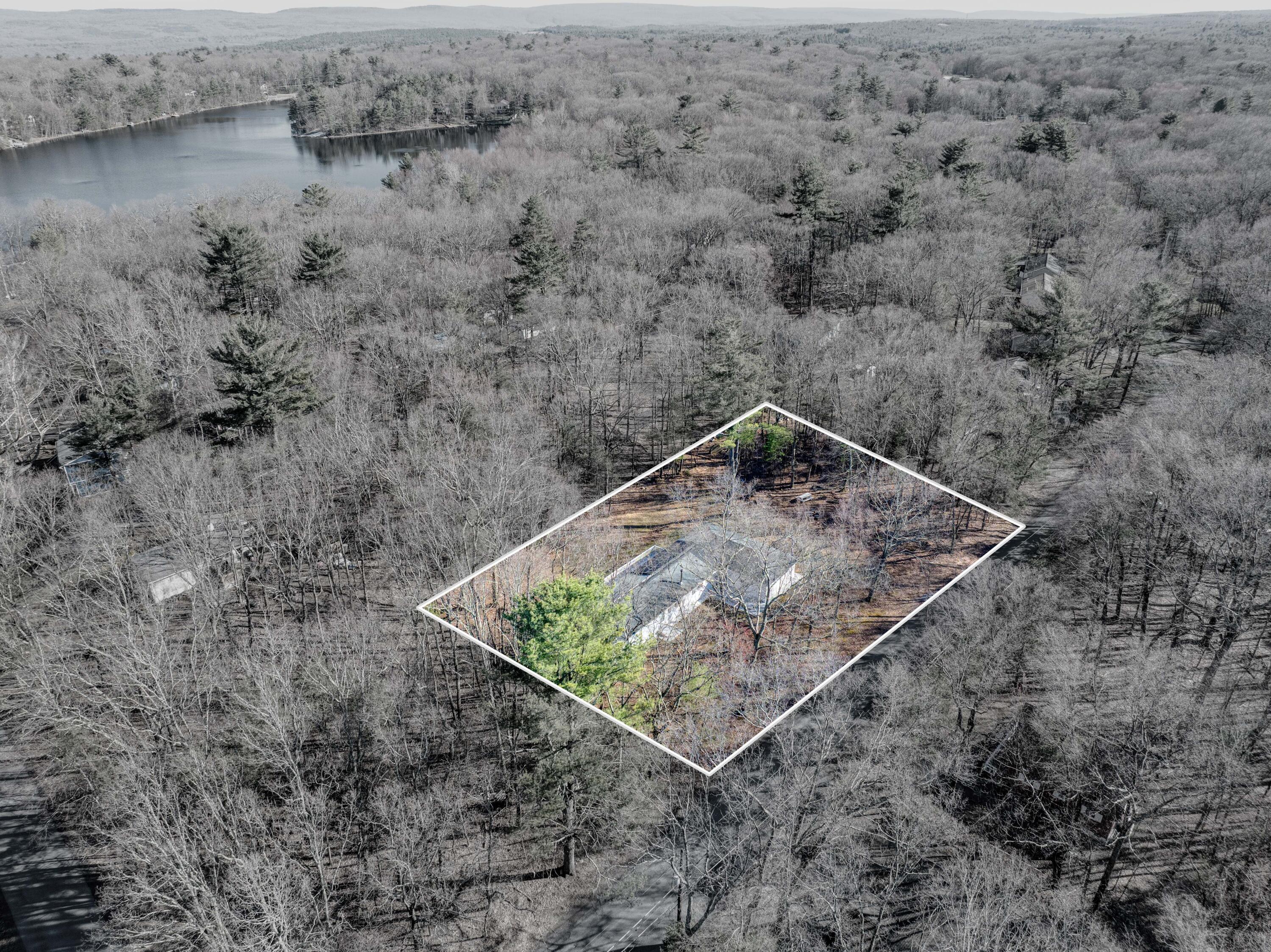 106 Dogwood Road Dingmans Ferry, PA 18328 - Photo 30 of 34 an aerial view of house with mountain view