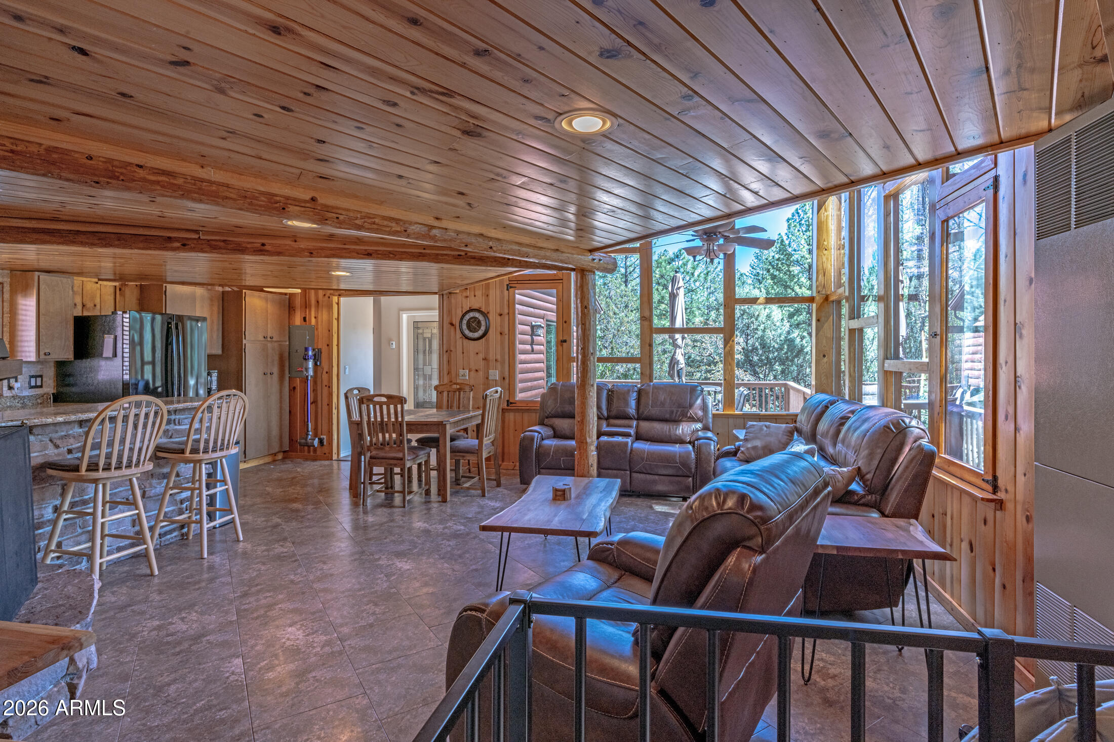 190 South Greystone Circle Payson, AZ 85541 - Photo 7 of 45 a view of a dining room with furniture window and outside view