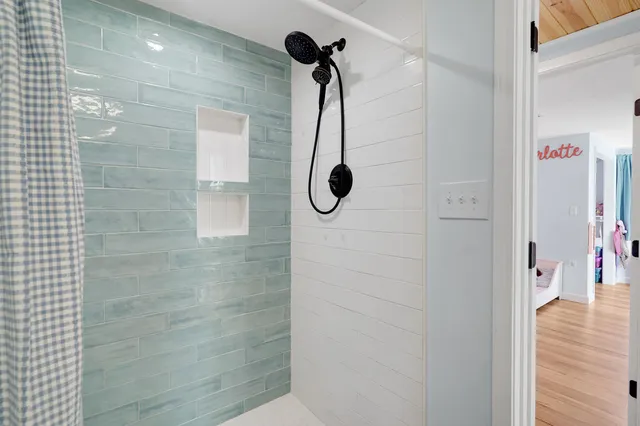 a bathroom shower