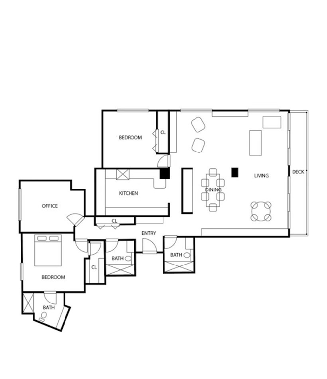 1010 Memorial Drive, Unit 6G Cambridge, MA 02138 - Photo 22 of 22 a picture of a floor plan