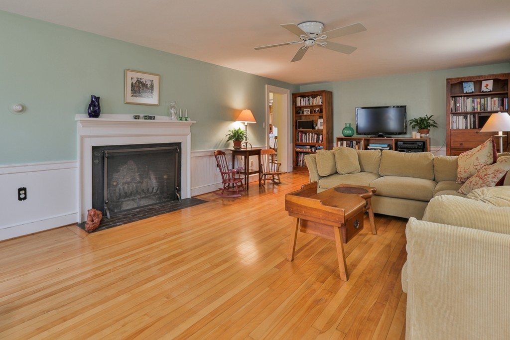 31 Depot Road Boxford, MA 01921 - Photo 5 of 30 a living room with furniture and a fireplace