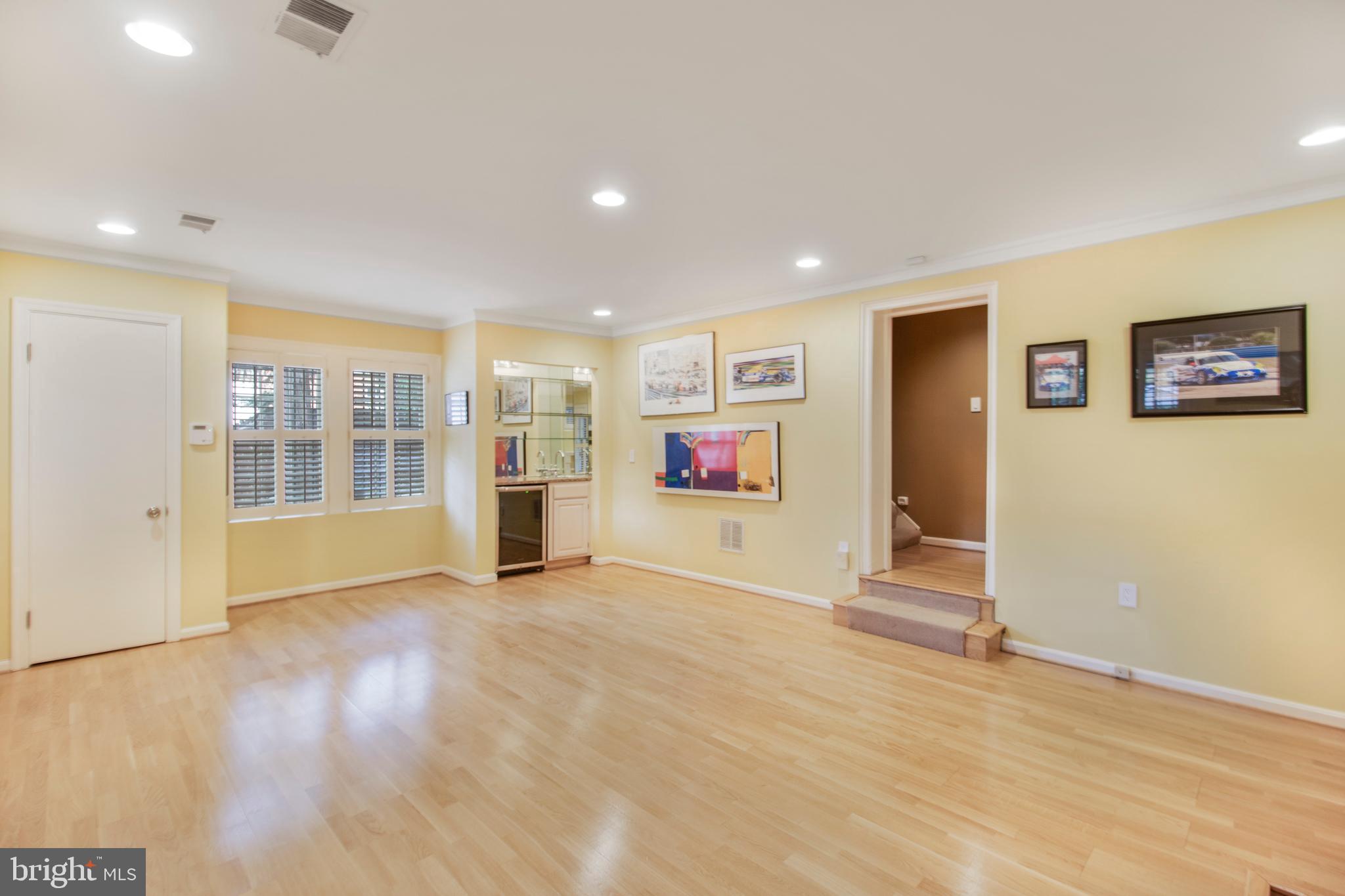 2818 38th Street Northwest Washington, DC 20007 - Photo 31 of 43 Rec Room with wet bar