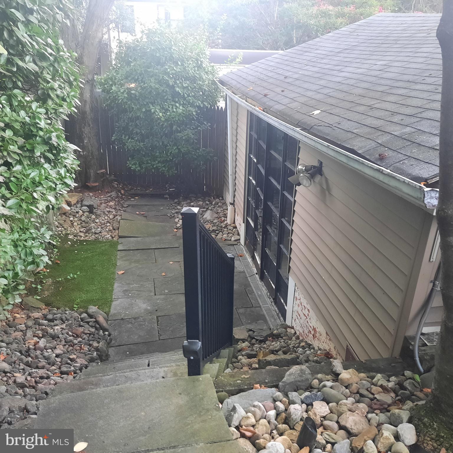 2818 38th Street Northwest Washington, DC 20007 - Photo 38 of 43 Steps to rear entry to garage