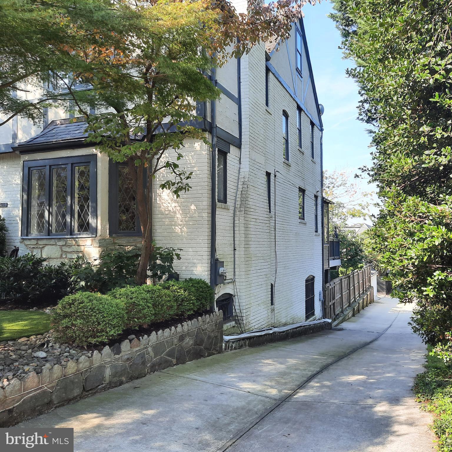 2818 38th Street Northwest Washington, DC 20007 - Photo 41 of 43 New concrete alley to 2 car garage