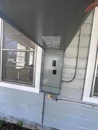 a view of front door