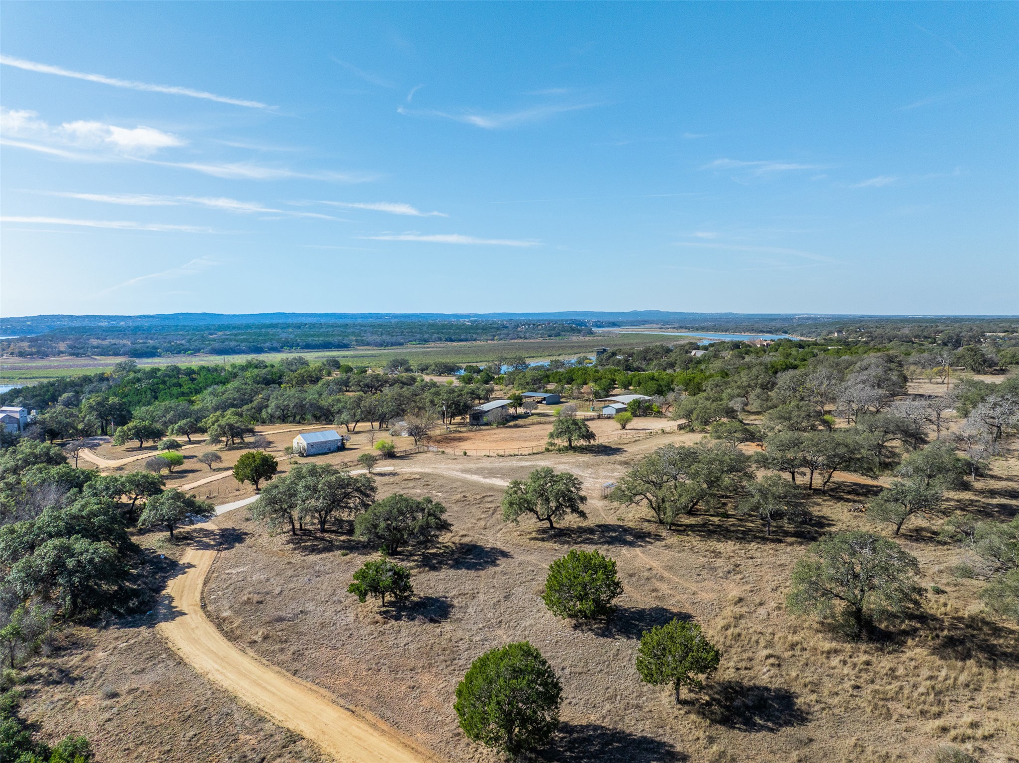 27701 Turner Ranch Road Marble Falls, TX 78654 - Photo 38 of 40 Aerial view of sparsely populated area