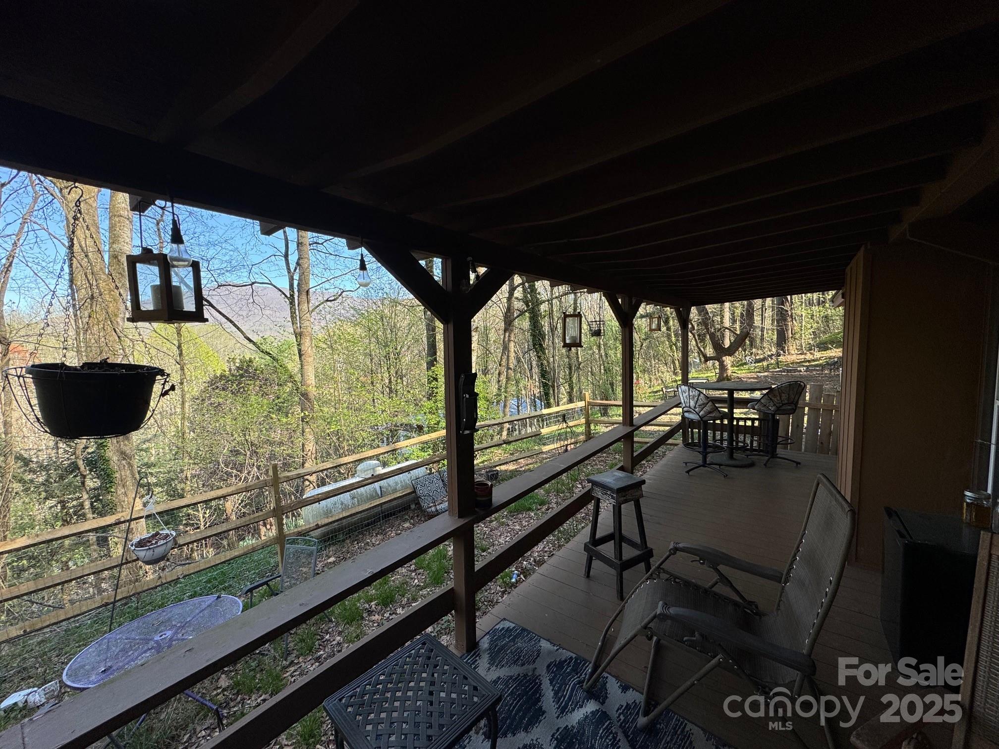 269 East View Road Sylva, NC 28779 - Photo 5 of 28 a view of a balcony with chairs