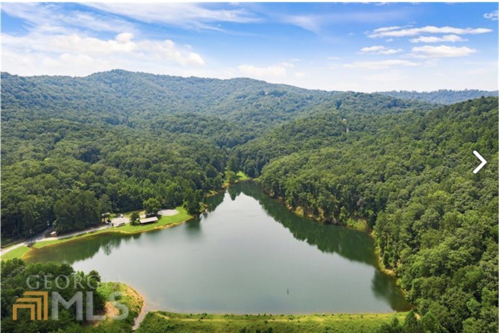 715 Railey Ridge Ranger, GA 30734 - Photo 22 of 33 a view of a lake in middle of the town