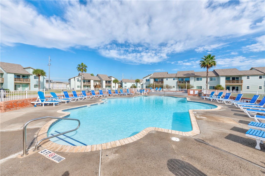 230 Cut-Off Road, Unit 204 Port Aransas, TX 78373 - Photo 30 of 37 a view of a swimming pool