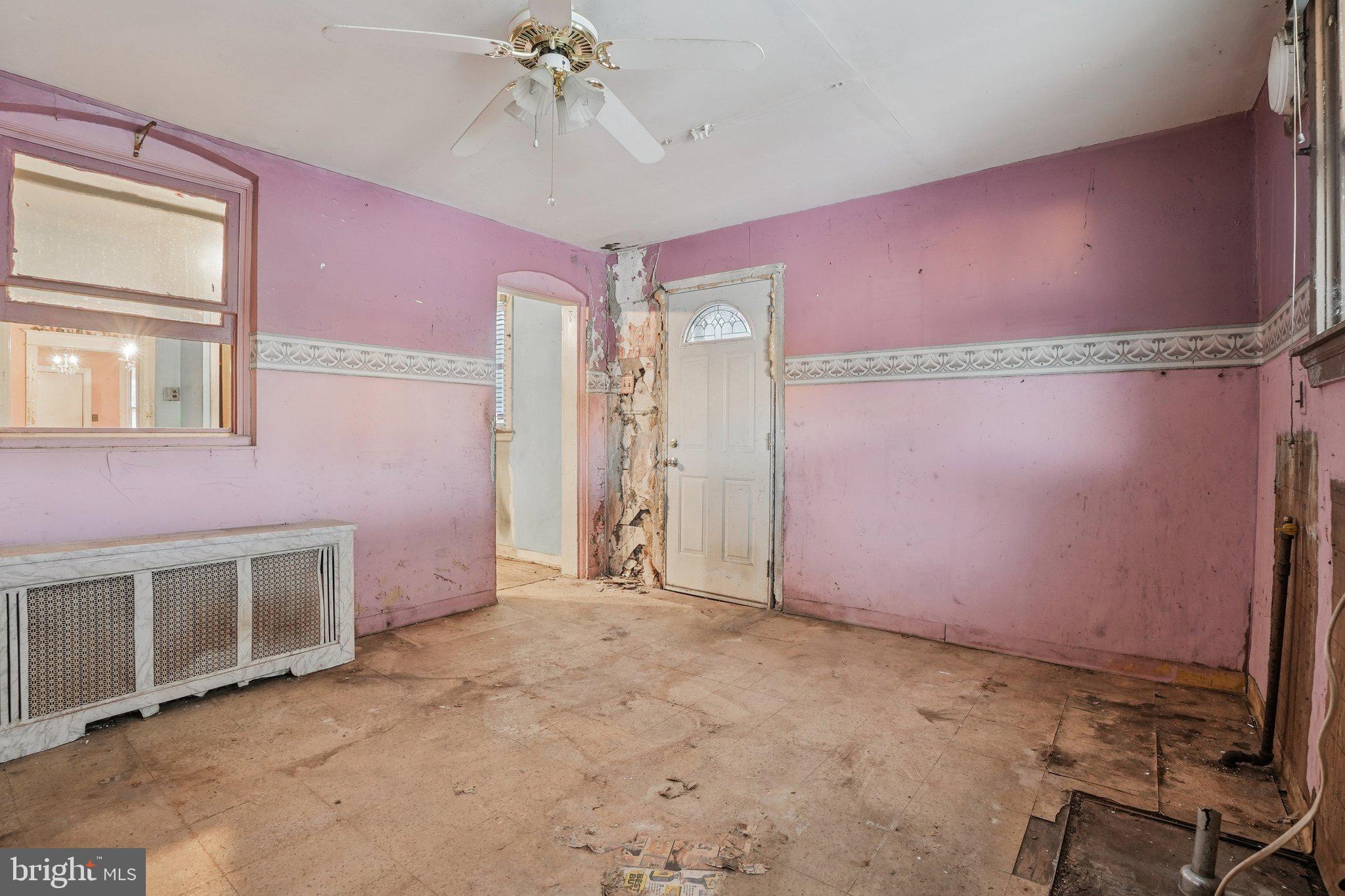 5322 James Street Philadelphia, PA 19137 - Photo 16 of 40 a view of livingroom with hardwood floor and workspace