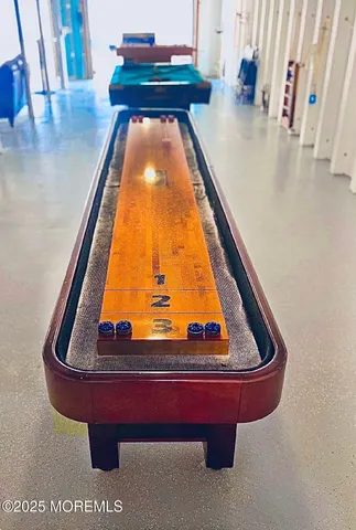 a view of living room with washer and dryer