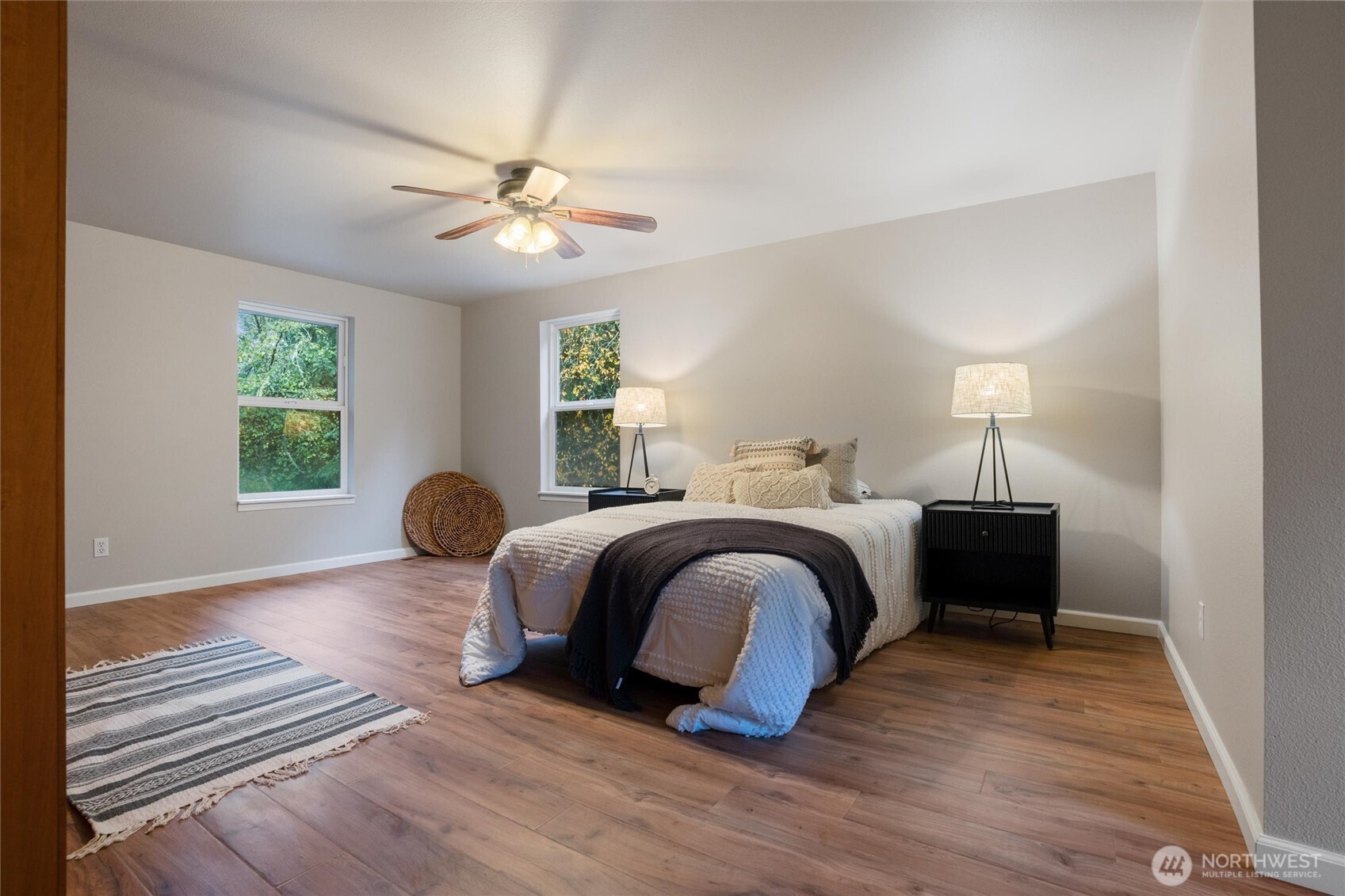 5735 Southeast Alpine Road Olalla, WA 98359 - Photo 22 of 40 a bedroom with bed and a window