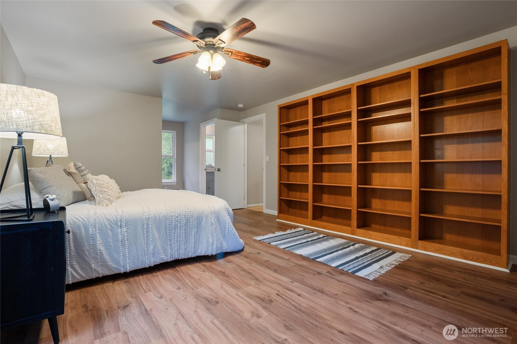 5735 Southeast Alpine Road Olalla, WA 98359 - Photo 23 of 40 a bedroom with a bed and a closet