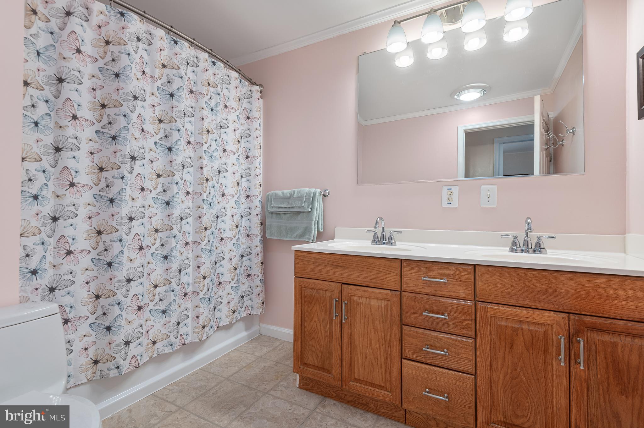 111 Compass Road Baltimore, MD 21220 - Photo 26 of 36 a bathroom with a sink mirror and vanity