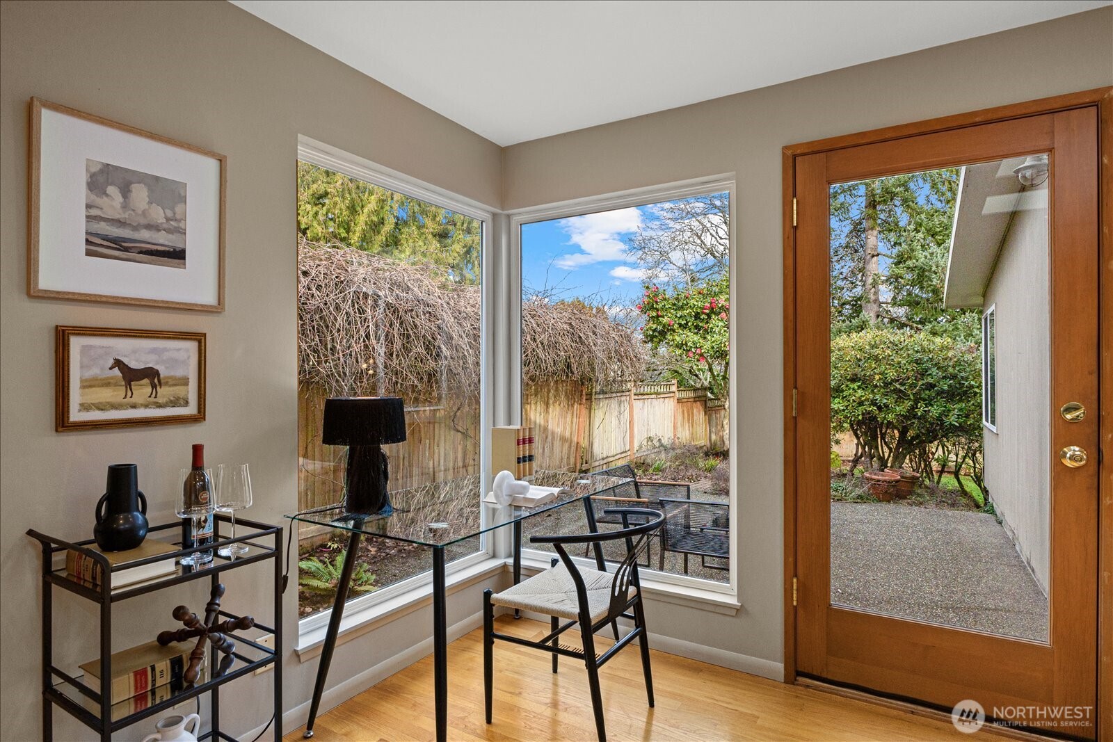 6520 Northeast 60th Street Seattle, WA 98115 - Photo 12 of 40 a view of a dining room with furniture window and outside view
