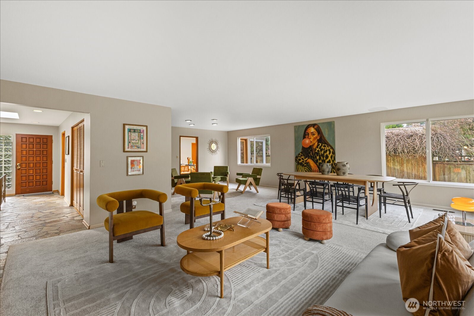 6520 Northeast 60th Street Seattle, WA 98115 - Photo 2 of 40 a living room with furniture and wooden floor
