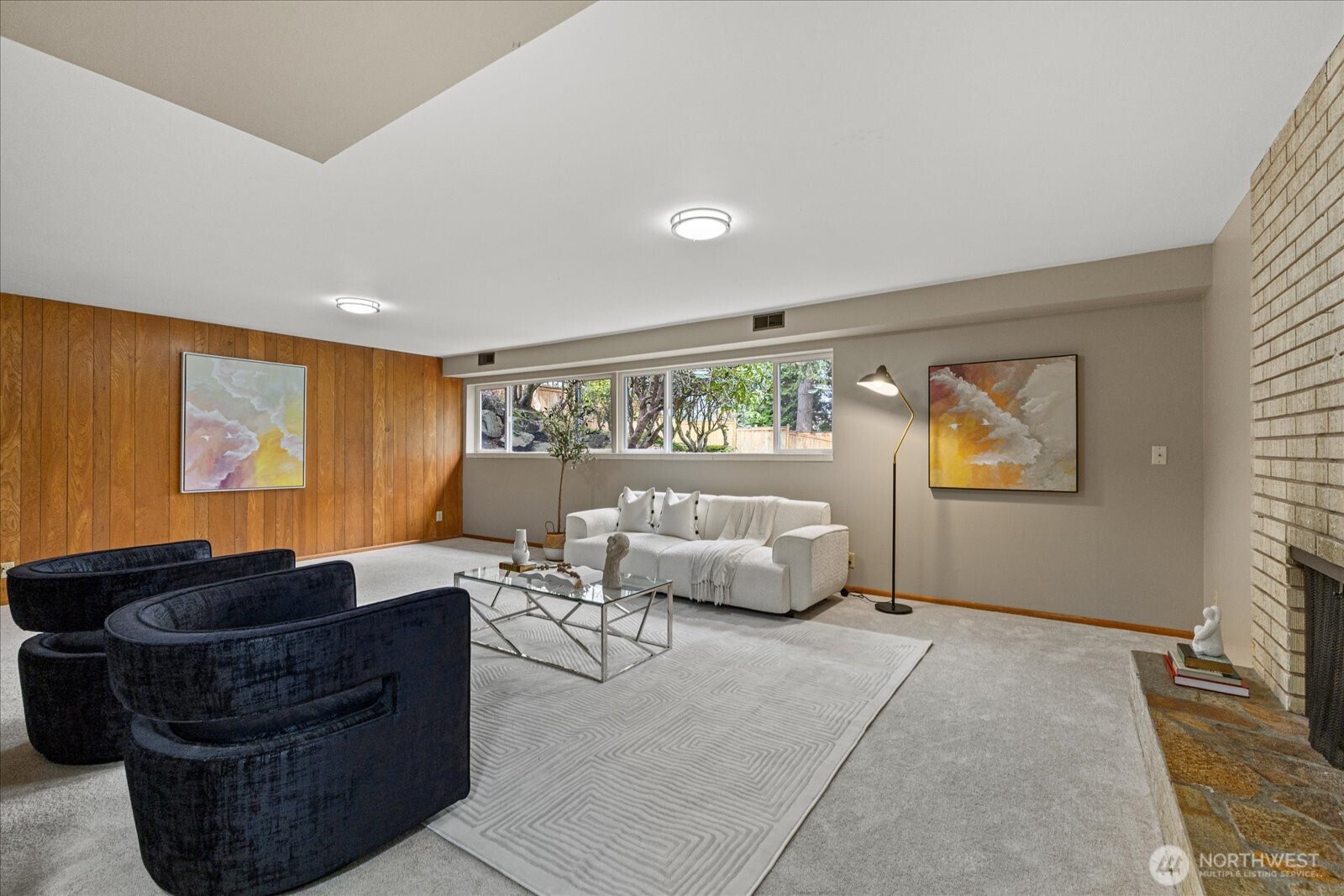 6520 Northeast 60th Street Seattle, WA 98115 - Photo 25 of 40 a living room with furniture and a large window