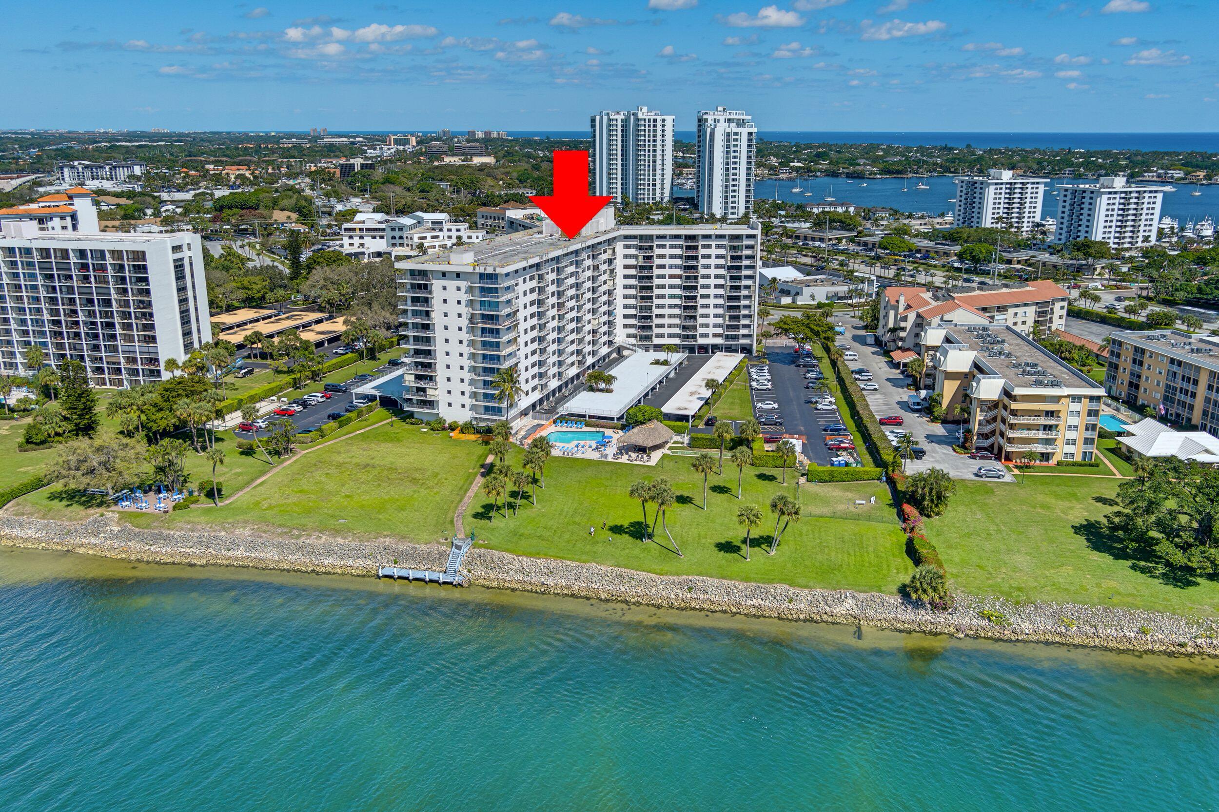 336 Golfview Road, Unit 905 North Palm Beach, FL 33408 - Photo 30 of 49 Aerial View