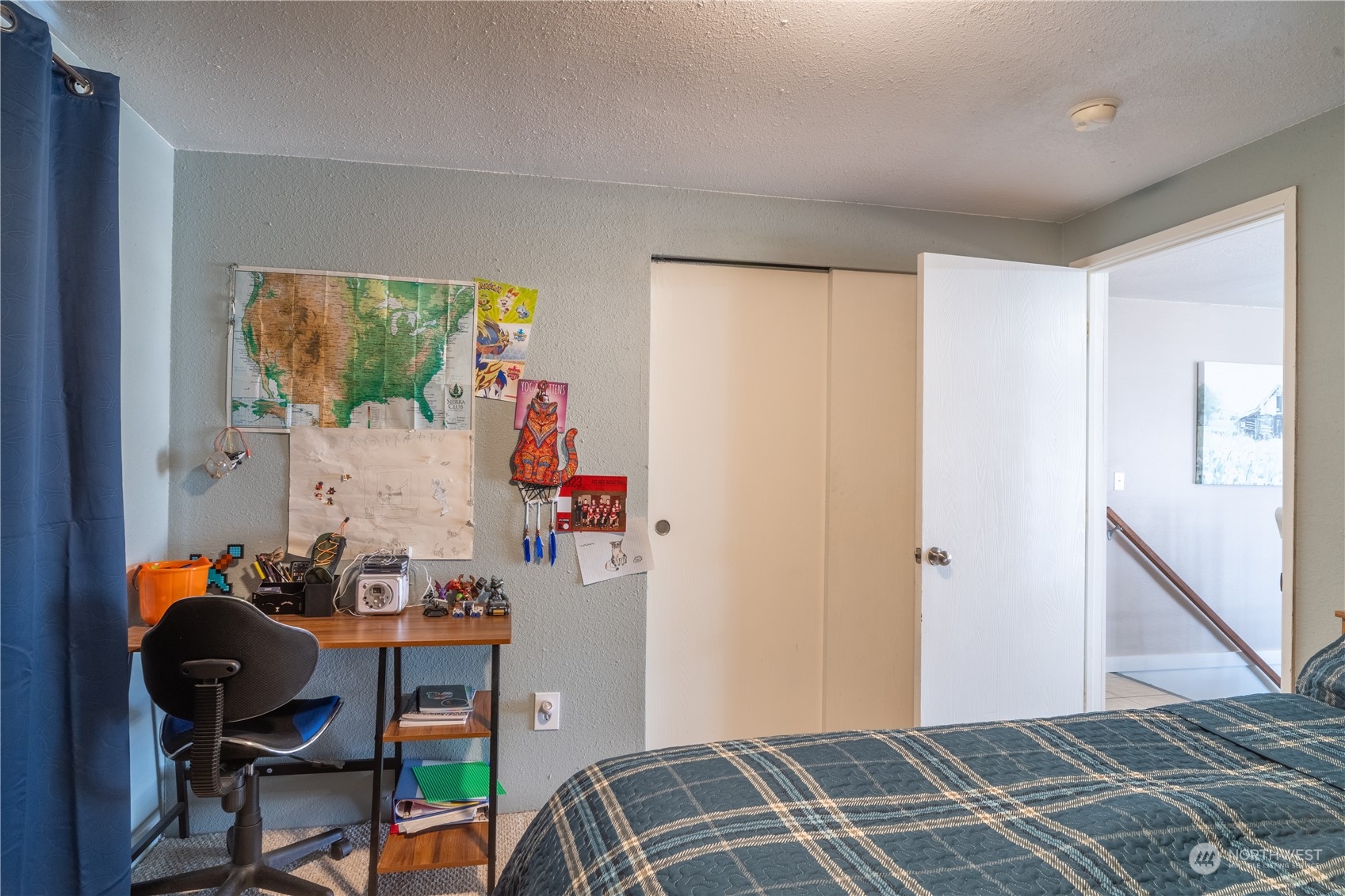 102 East Herman Road Lind, WA 99341 - Photo 19 of 40 a bedroom with a bed and a window