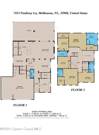 $869,900 | 7553 Poulicny Lane, Melbourne, FL 32940