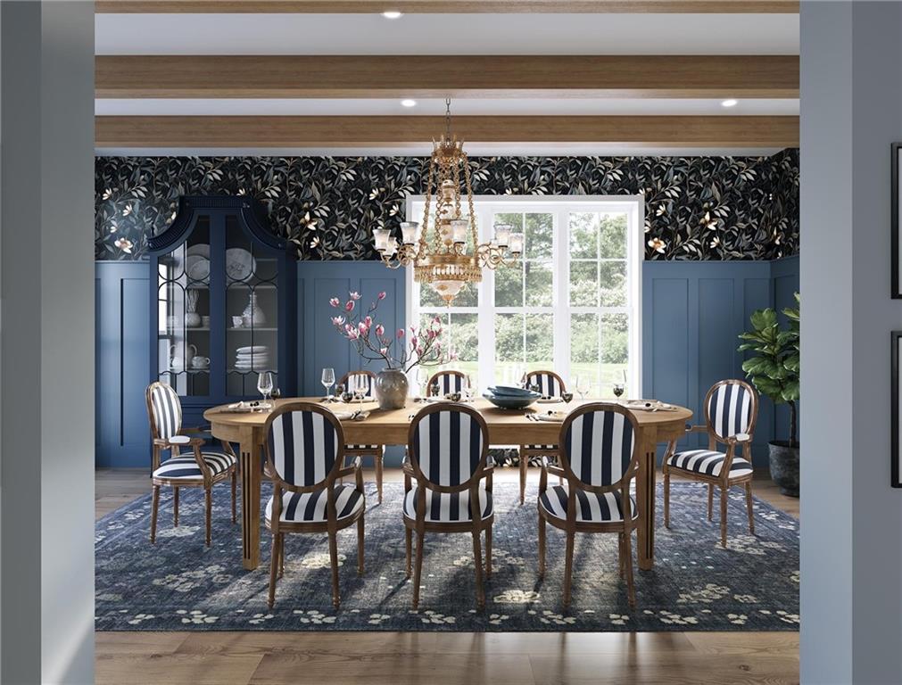 102 Ramsgate Road, Unit LUDLOW Cranberry Township, PA 16066 - Photo 11 of 38 a view of a dining room with furniture and window