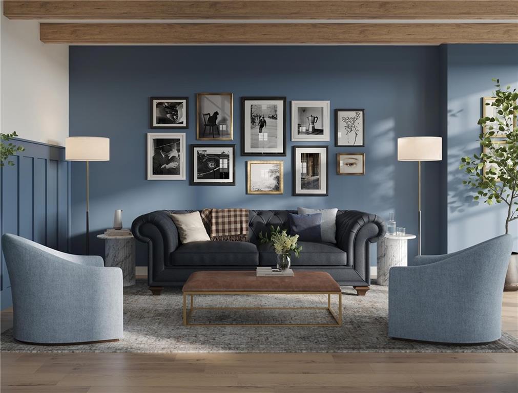 102 Ramsgate Road, Unit LUDLOW Cranberry Township, PA 16066 - Photo 12 of 38 a living room with furniture and painting on the wall