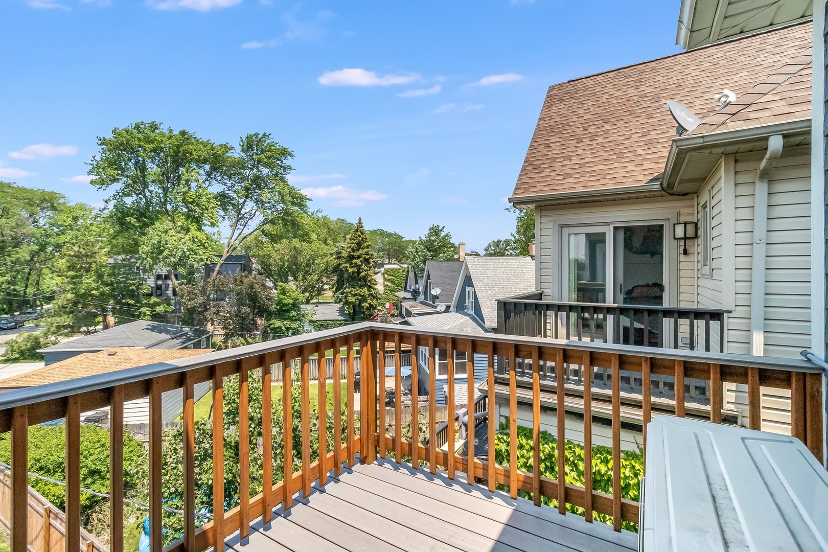 3700 North Kenneth Avenue Chicago, IL 60641 - Photo 25 of 29 a view of a wooden chairs on deck
