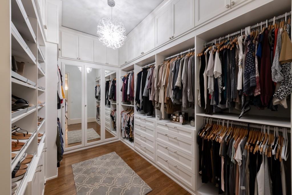 165 Autry Trail Alpharetta, GA 30022 - Photo 31 of 70 a view of walk in closet with clothes and shoes