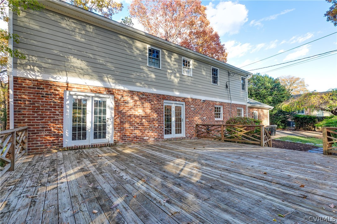 8965 Wishart Road Henrico, VA 23229 - Photo 35 of 38 Fabulous deck with French doors to dining and living rooms.