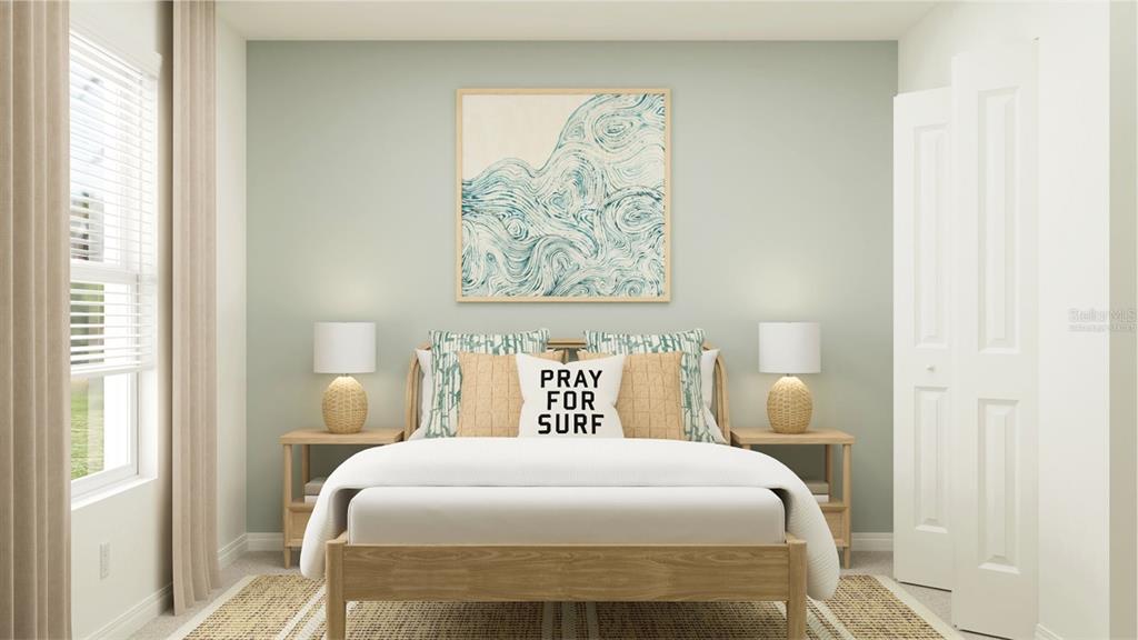 3106 Totem Road Eagle Lake, FL 33839 - Photo 11 of 21 a bedroom with a bed and a painting on the wall