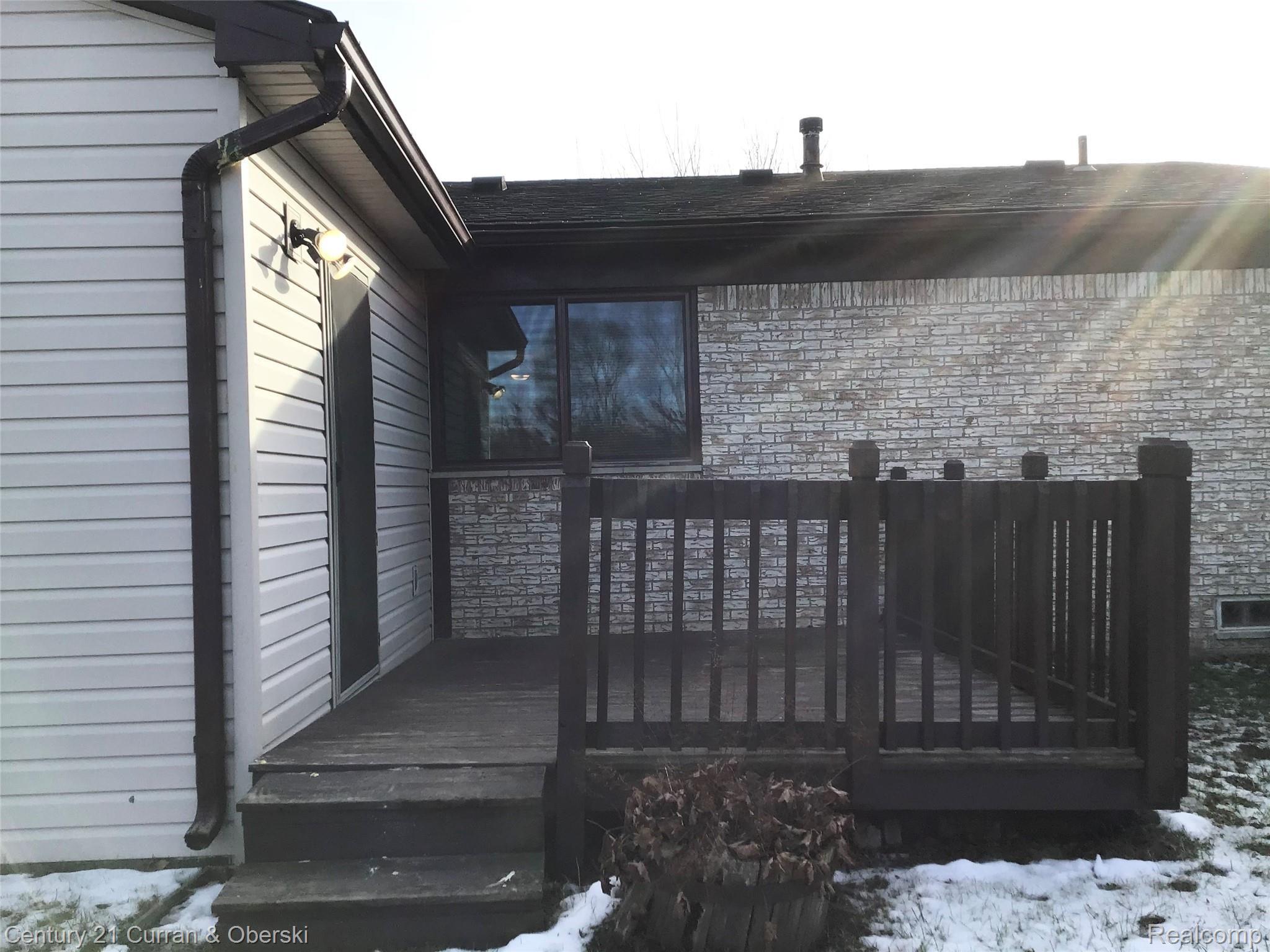 23696 Trail Ridge Drive Romulus, MI 48174 - Photo 16 of 17 Deck off the family room