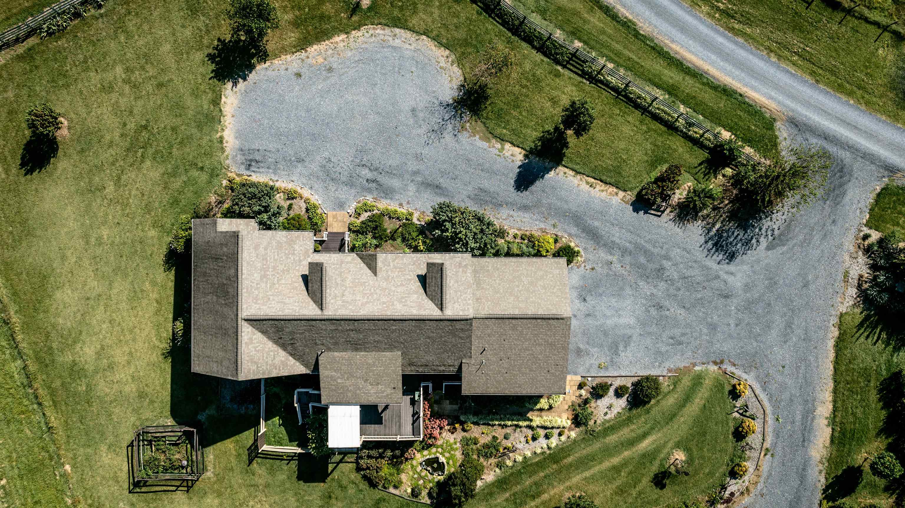 17333 Timberview Drive Timberville, VA 22853 - Photo 17 of 68 an aerial view of a house with a garden