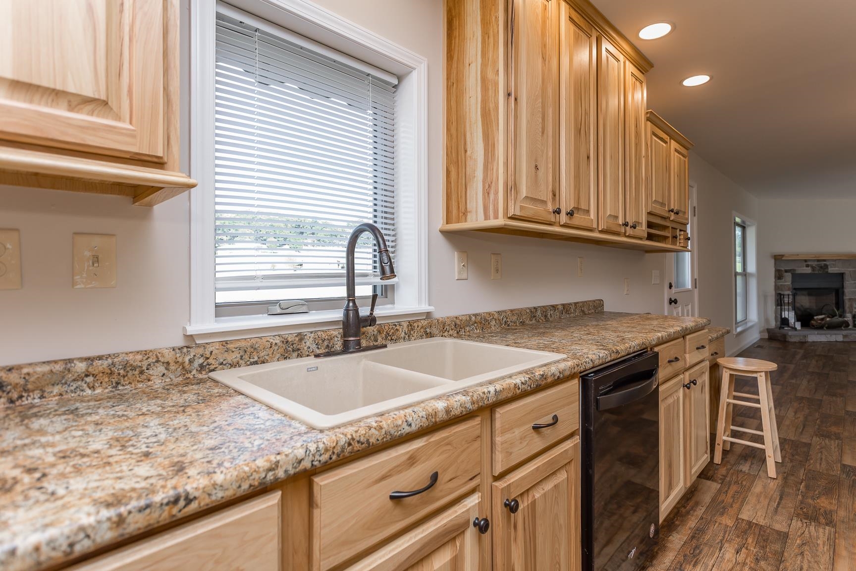 17333 Timberview Drive Timberville, VA 22853 - Photo 32 of 68 a kitchen with granite countertop a sink and a stove